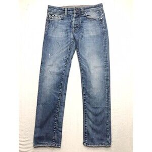GAS Norton Carrot Jean Men 30x29 (30/32 tag) Button Fly Light Wash Distressed